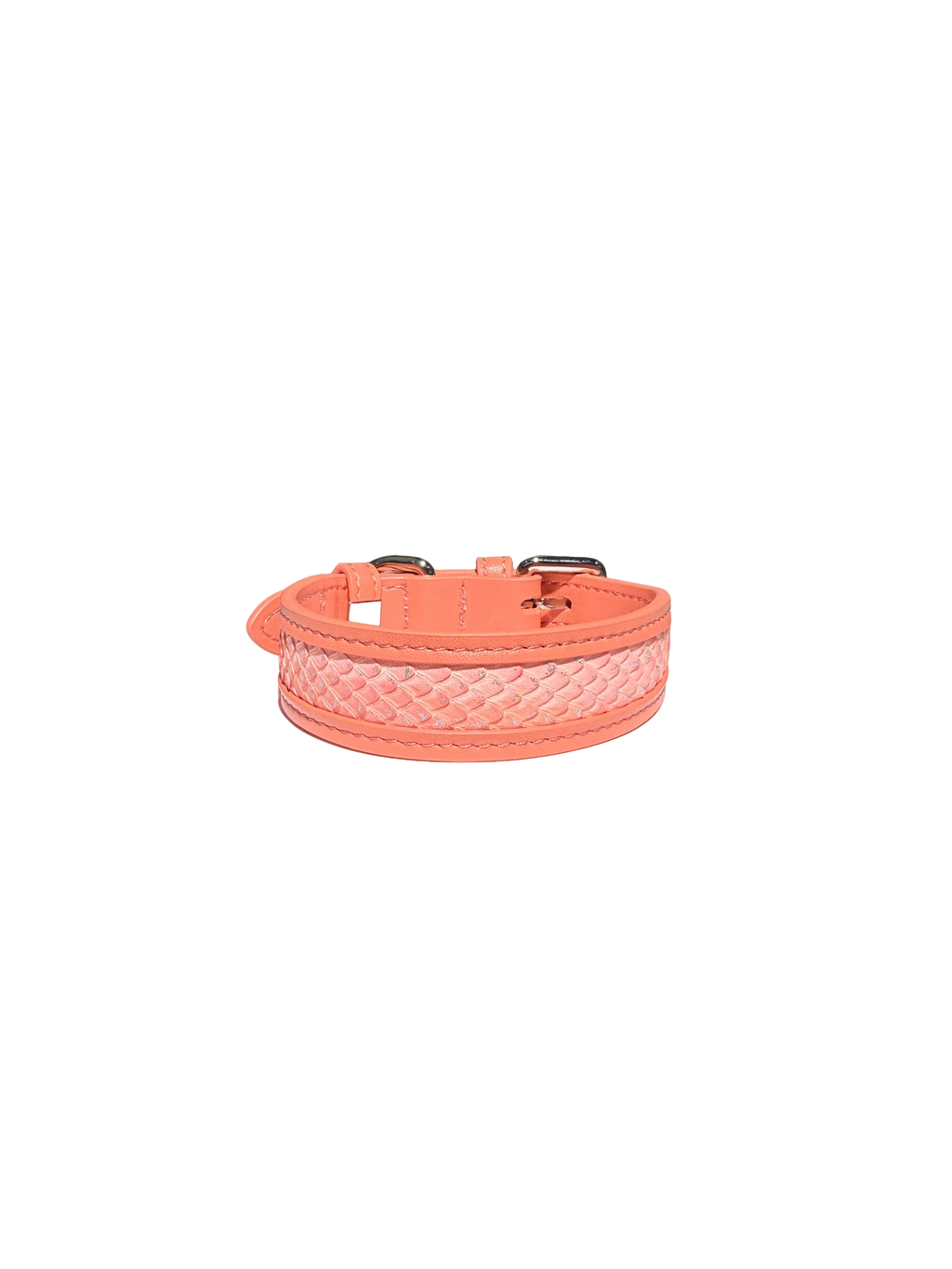 Haute Couture Knife-cut Snake Pattern Collar