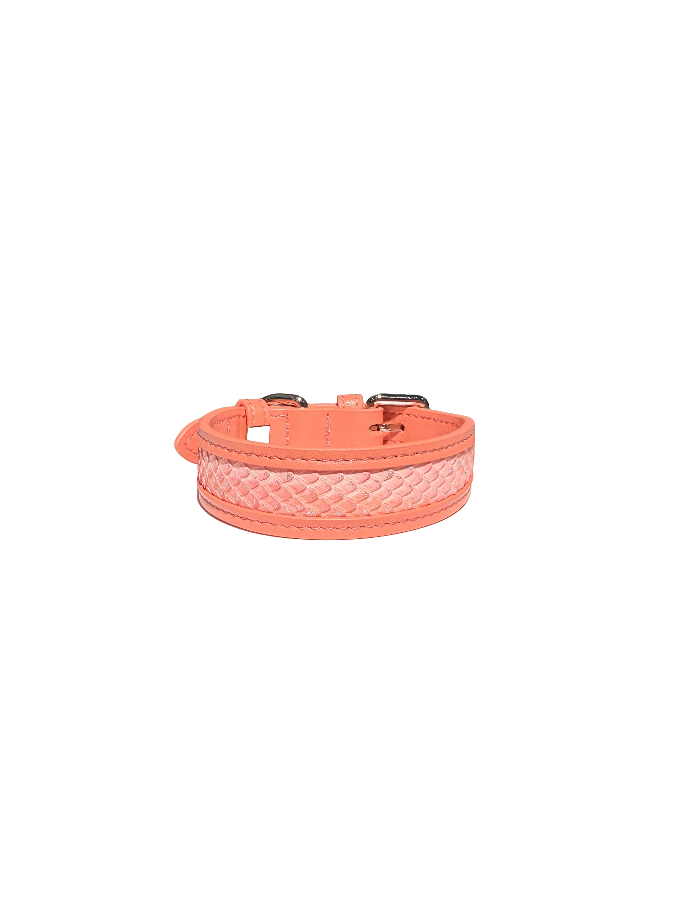 Haute Couture Knife-cut Snake Pattern Collar