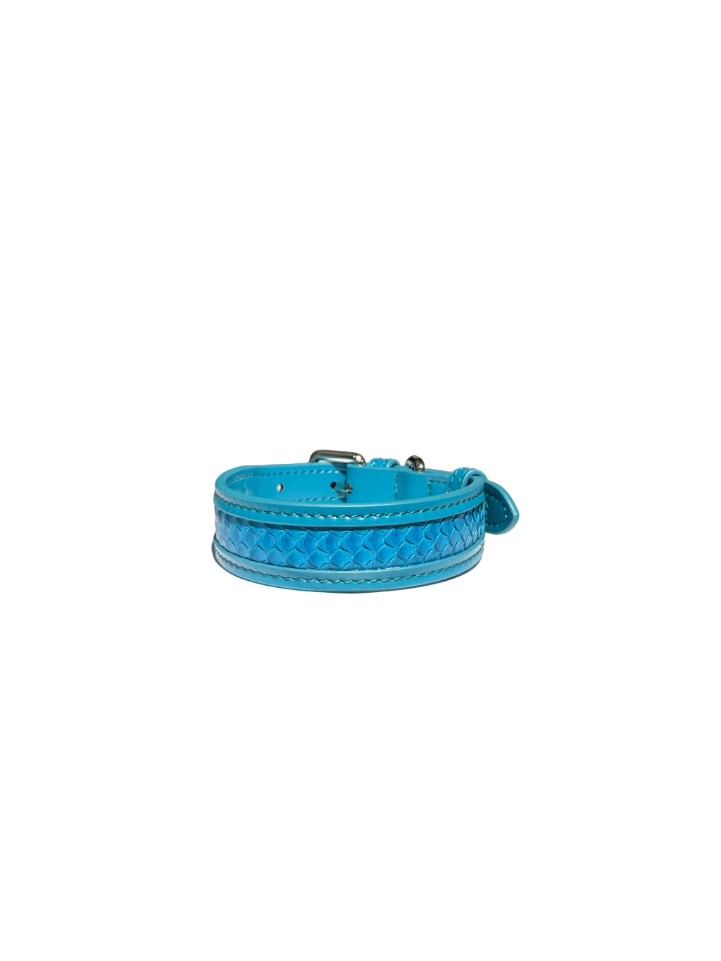 Haute Couture Knife-cut Snake Pattern Collar