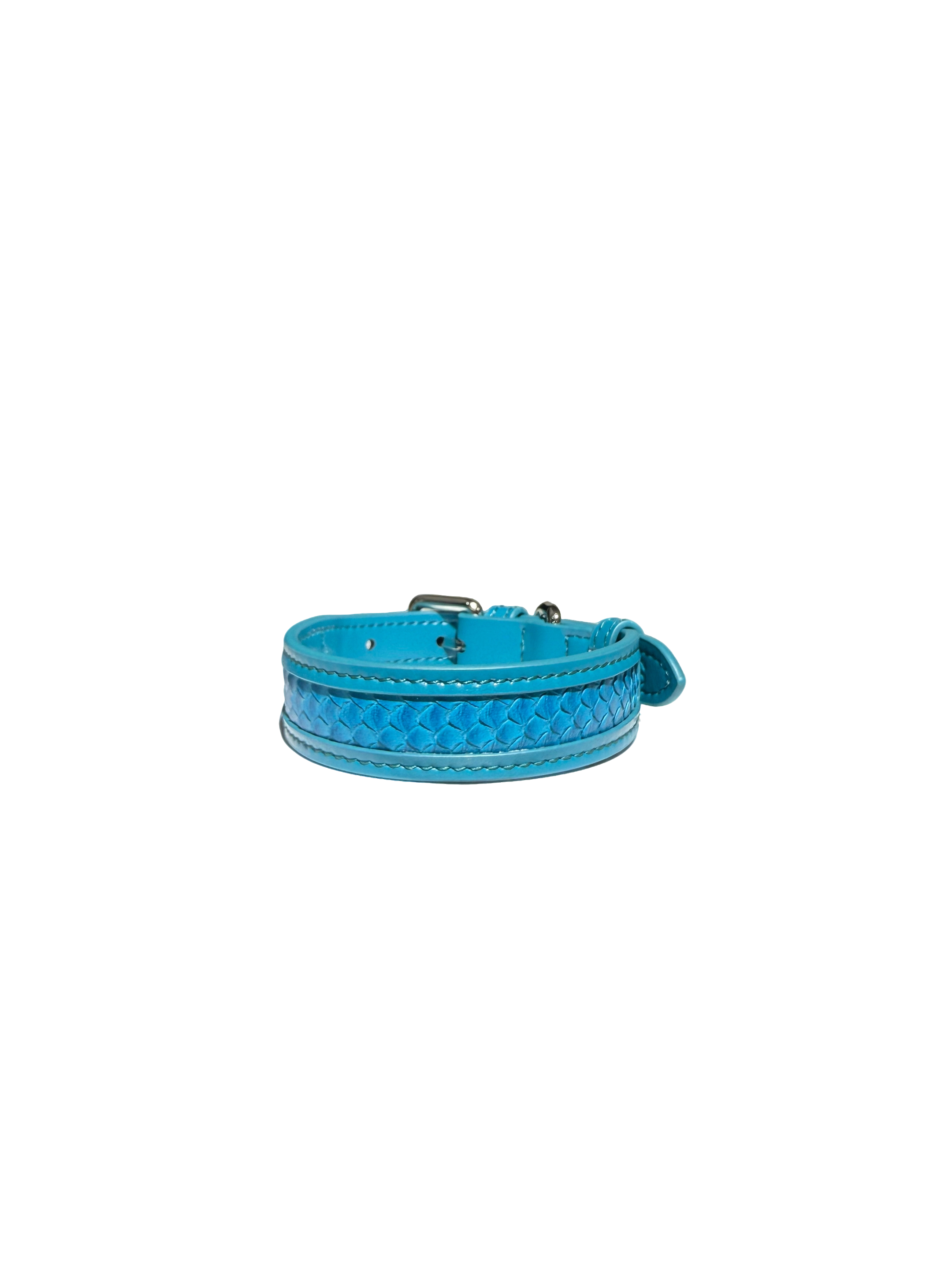 Haute Couture Knife-cut Snake Pattern Collar