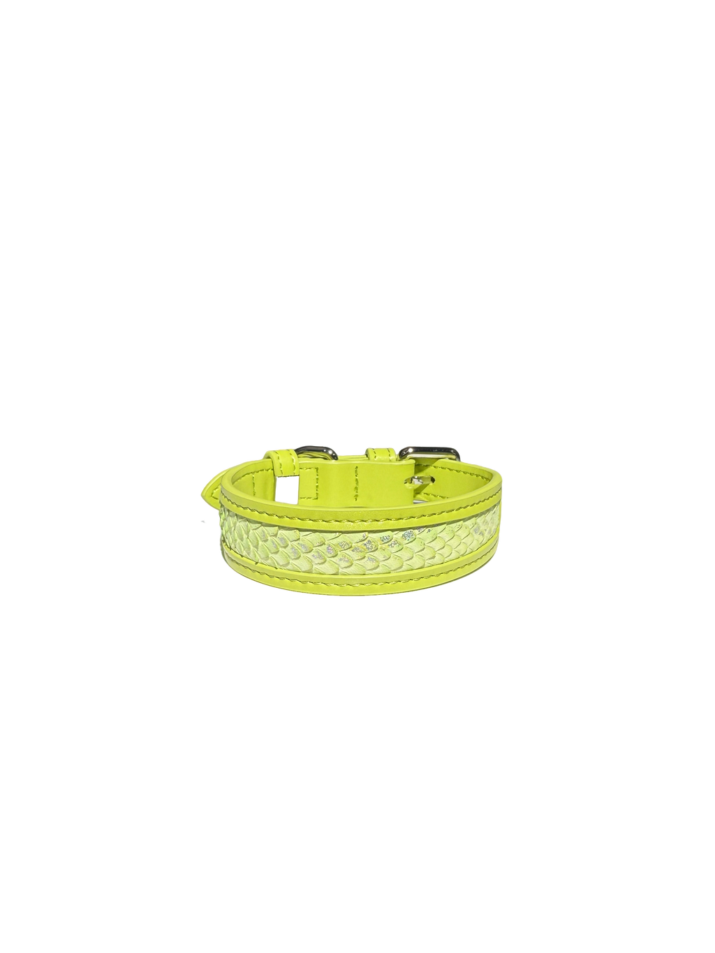 Haute Couture Knife-cut Snake Pattern Collar