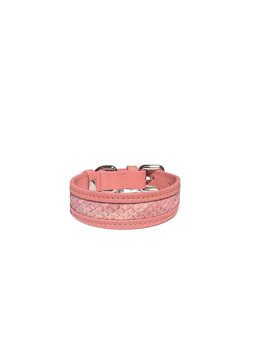 Haute Couture Knife-cut Snake Pattern Collar