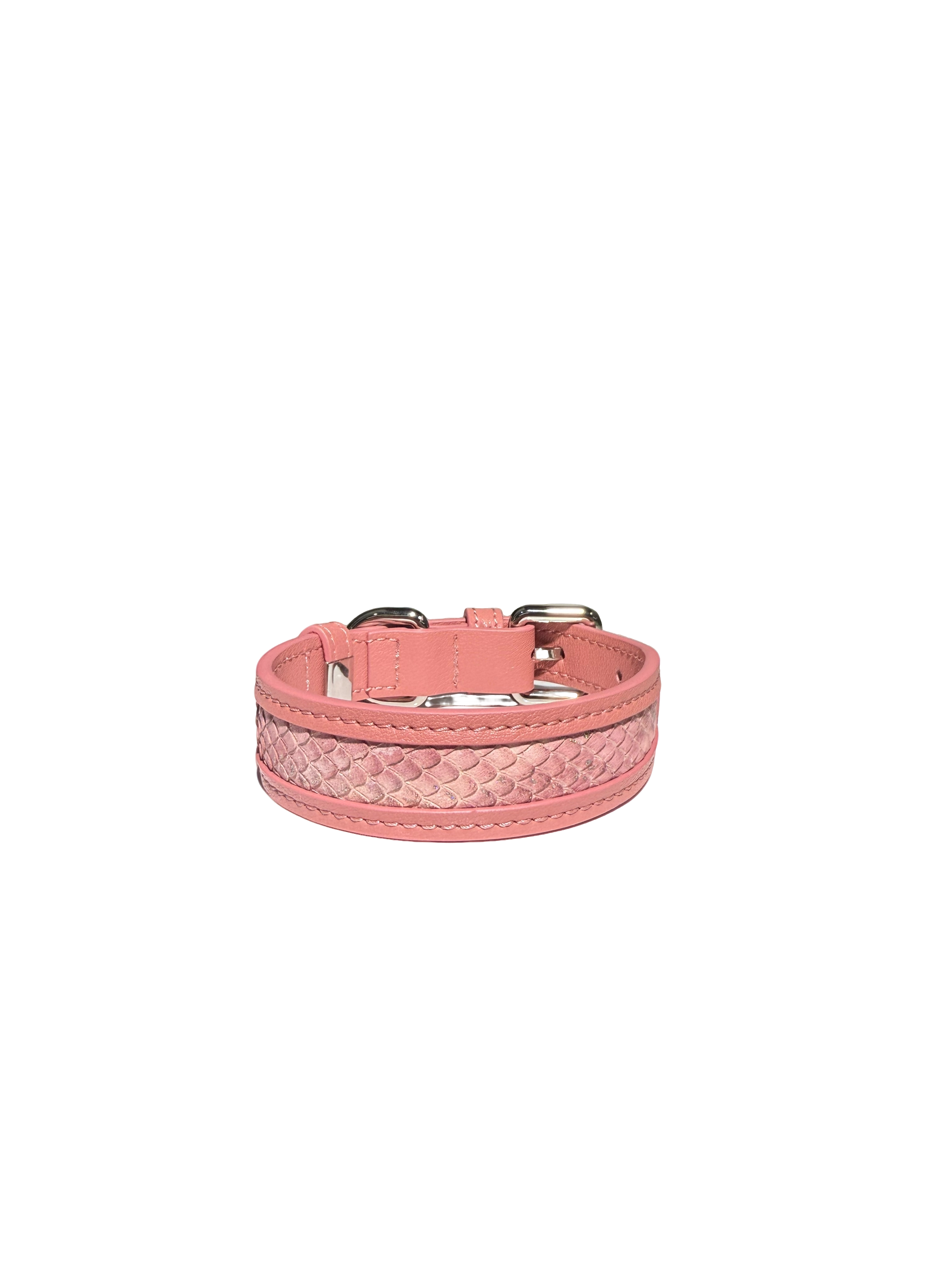 Haute Couture Knife-cut Snake Pattern Collar