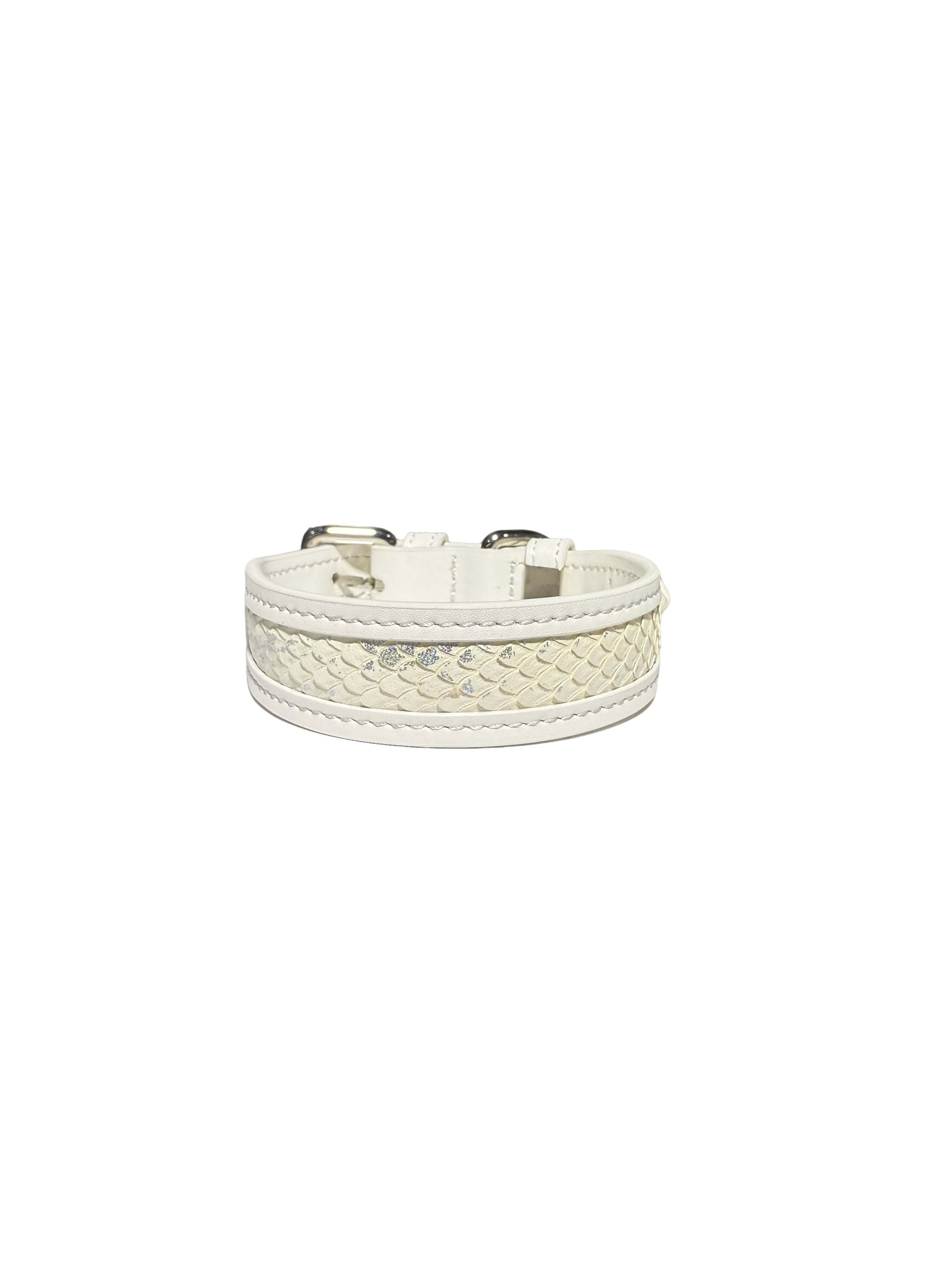 Haute Couture Knife-cut Snake Pattern Collar