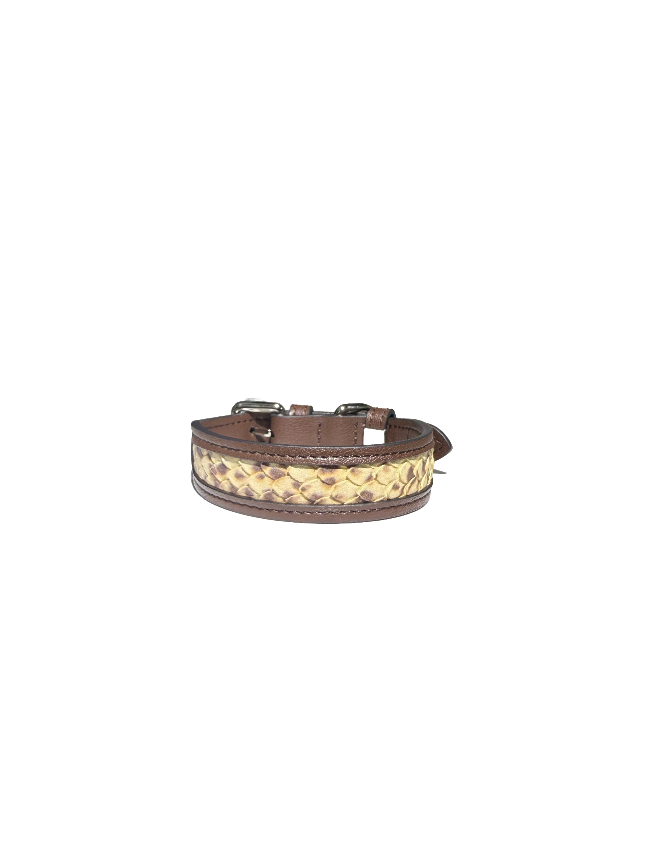 Haute Couture Knife-cut Snake Pattern Collar