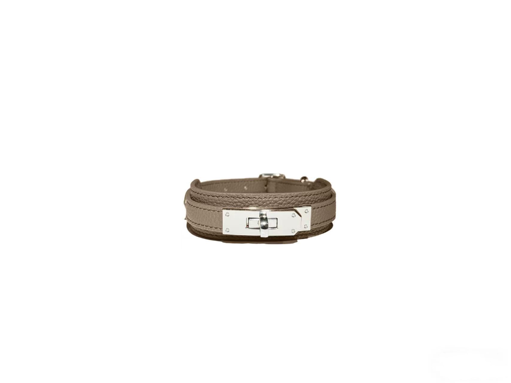 Grain Genuine Leather Haute Couture Collar