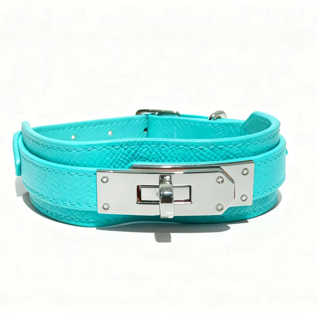 Grain Genuine Leather Haute Couture Collar