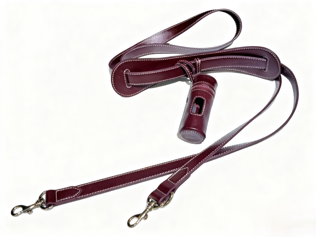 Vegetable-tanned Genuine Leather Leash