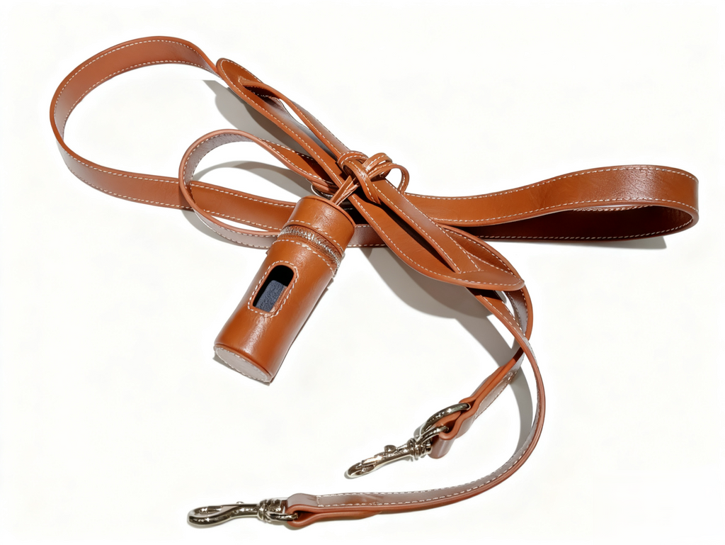 Vegetable-tanned Genuine Leather Leash