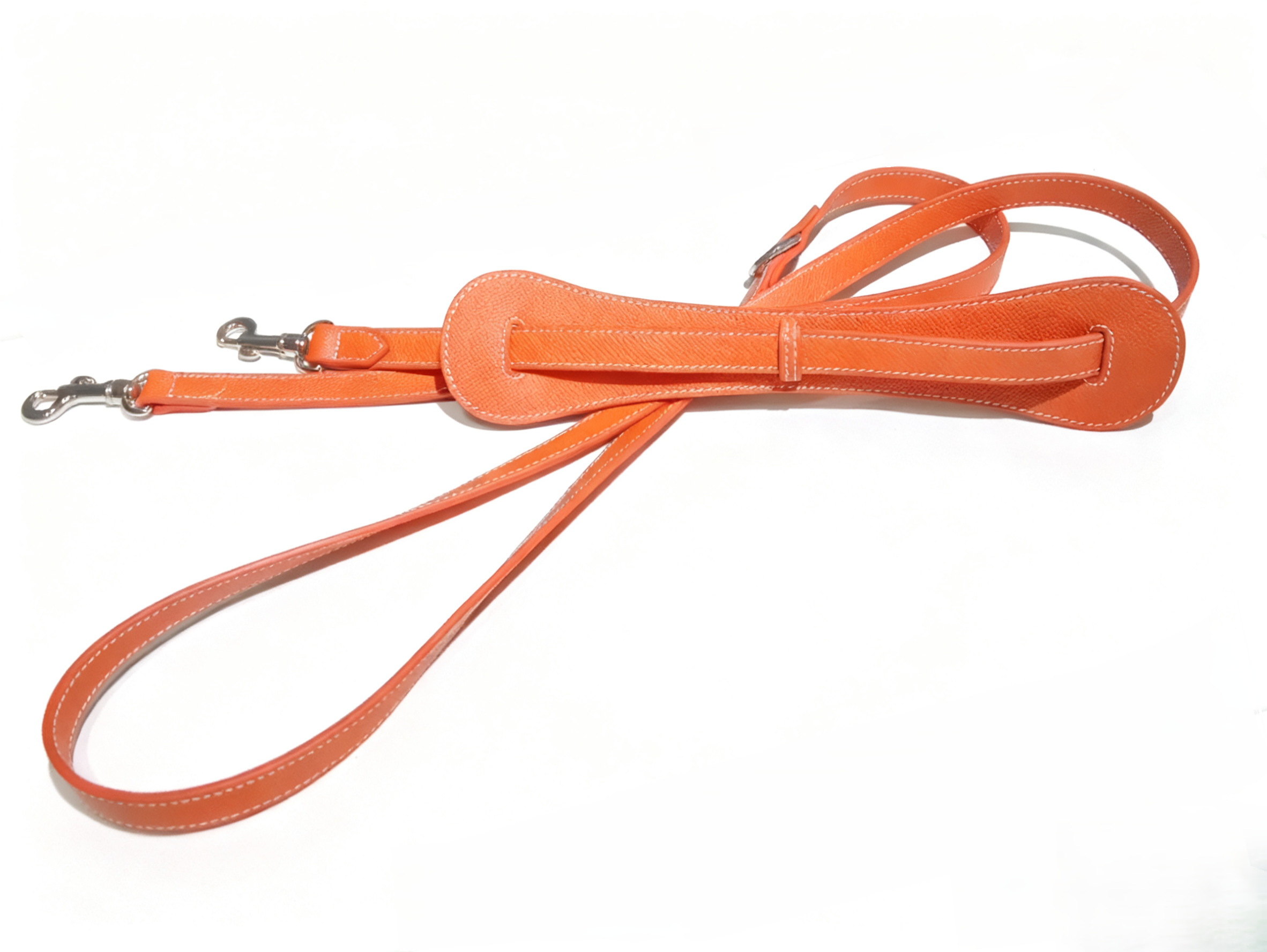 Palm Pattern Genuine Leather Leash