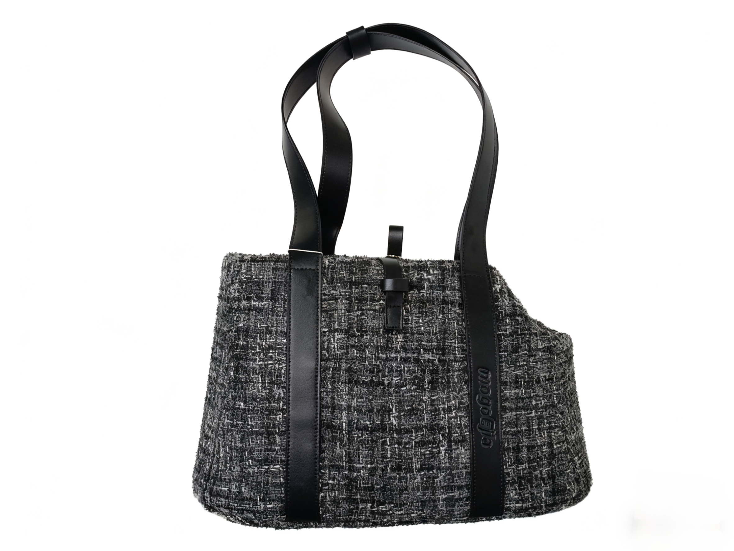 Tweed woven Pet Outing Bag