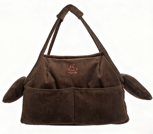 Corduroy Pet Outing Bag
