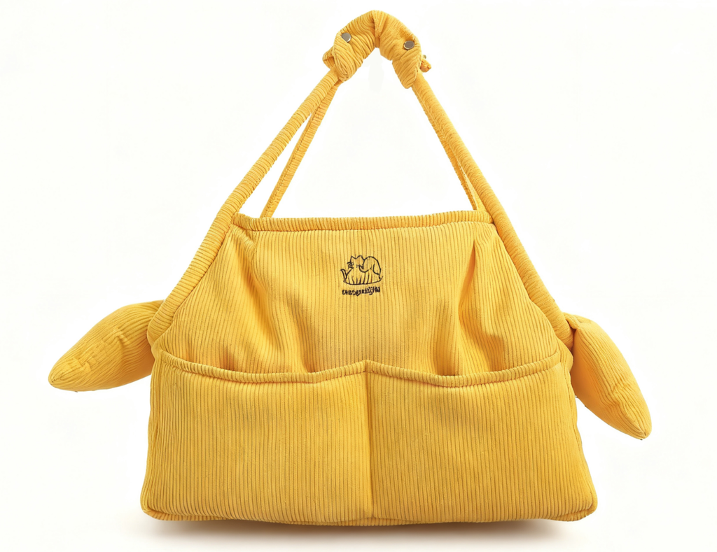 Corduroy Pet Outing Bag