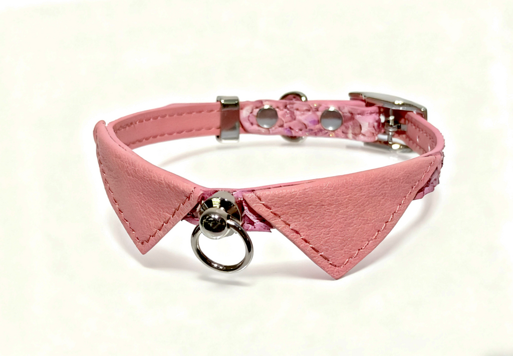 Haute Couture Knife-cut Snake Pattern Sequin Collar