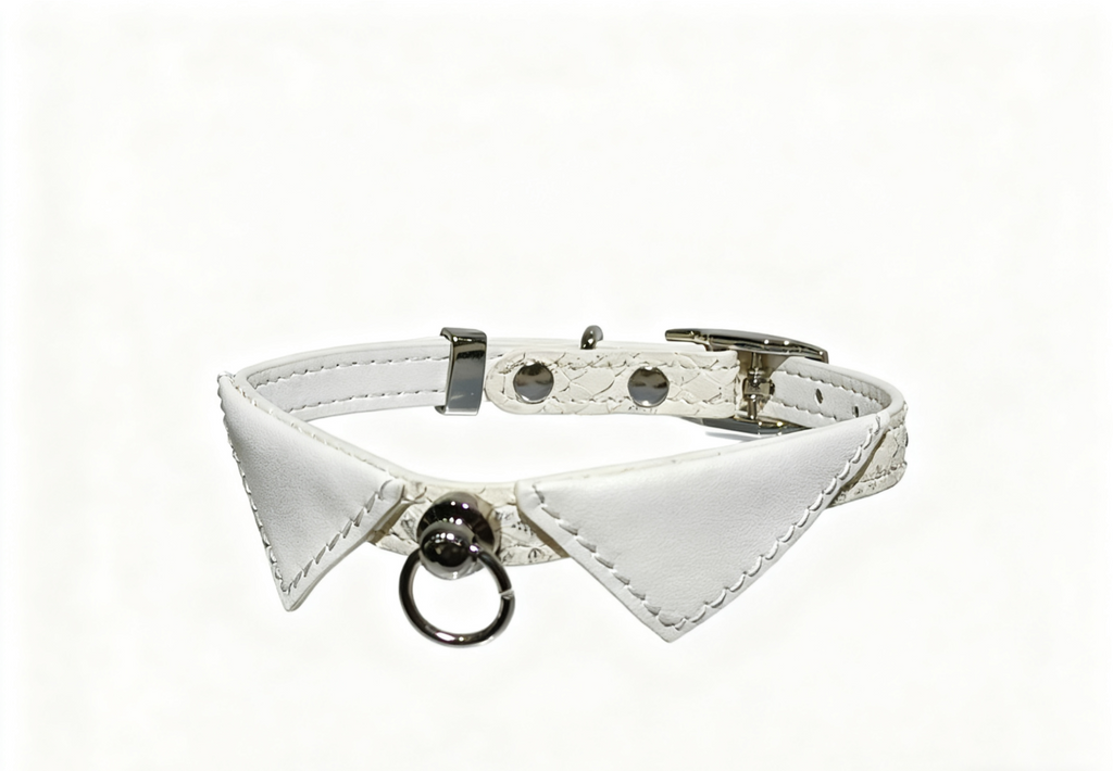 Haute Couture Knife-cut Snake Pattern Sequin Collar