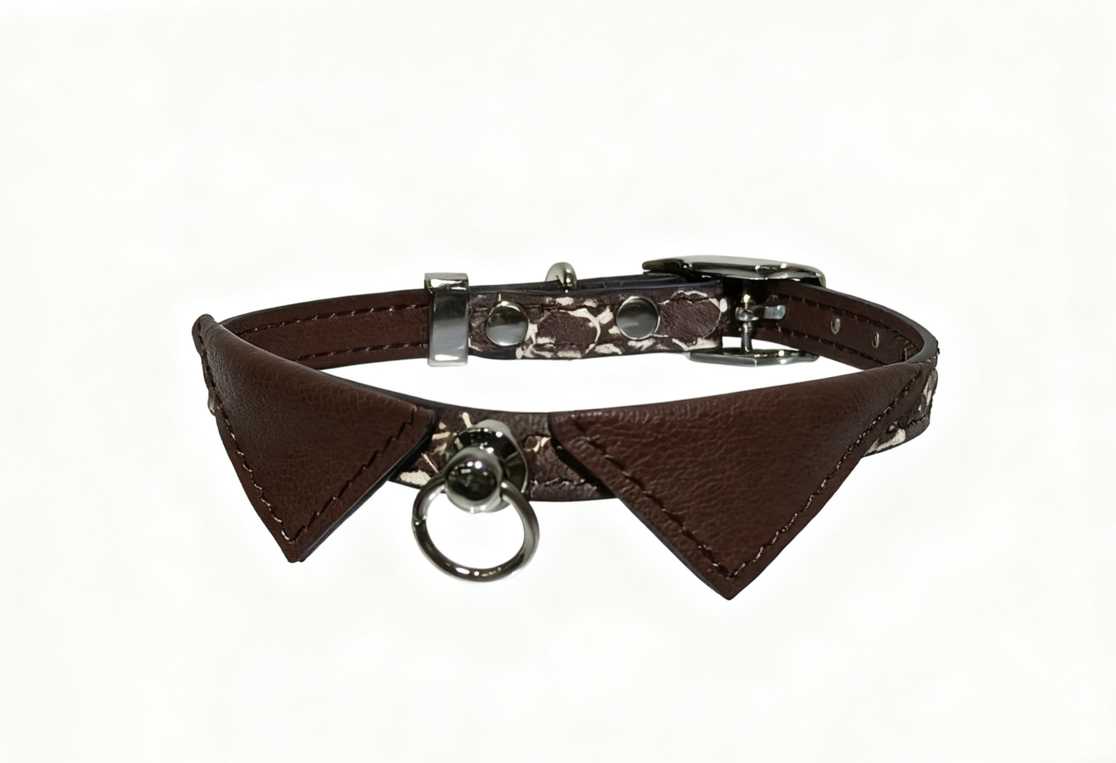 Haute Couture Knife-cut Snake Pattern Sequin Collar