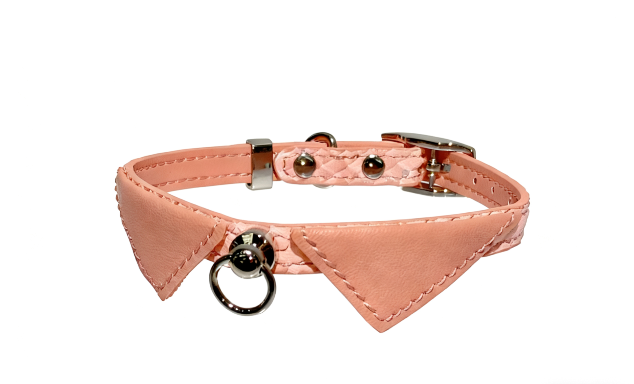 Haute Couture Knife-cut Snake Pattern Sequin Collar