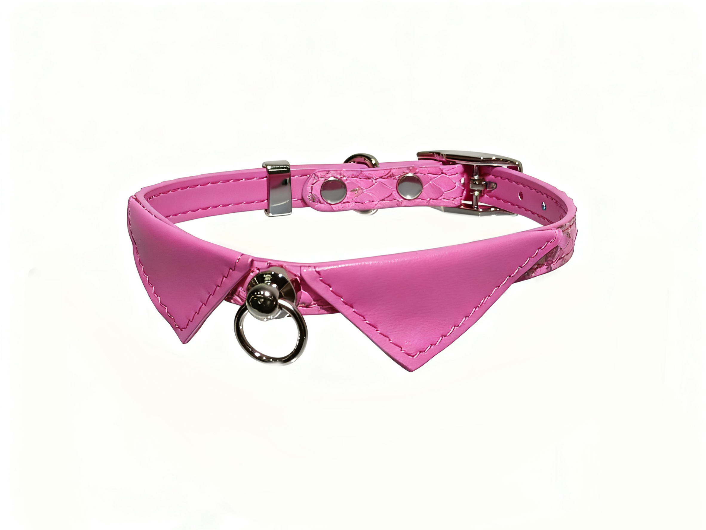 Haute Couture Knife-cut Snake Pattern Sequin Collar